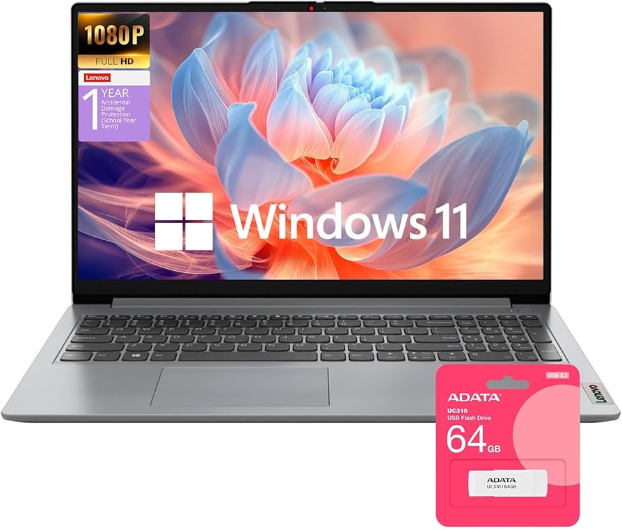 Amazon.com: Lenovo 15 inch Laptop with Office 365 for The Web, 8GB