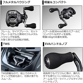 Amazon | ダイワ(DAIWA) 両軸リール 20 ADMIRA A 100XH(2020モデル