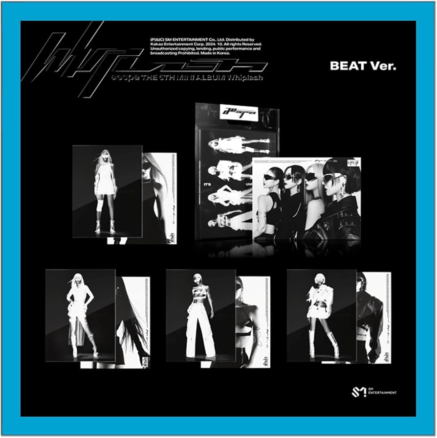 Amazon.com: aespa Whiplash 5th Mini Album (BEAT Ver - Ningning Ver