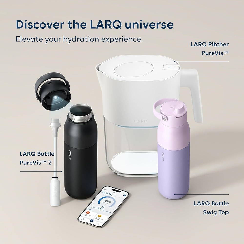 Amazon｜LARQ ラーク Bottle PureVis ボトル ボトル ピュアビスMonaco