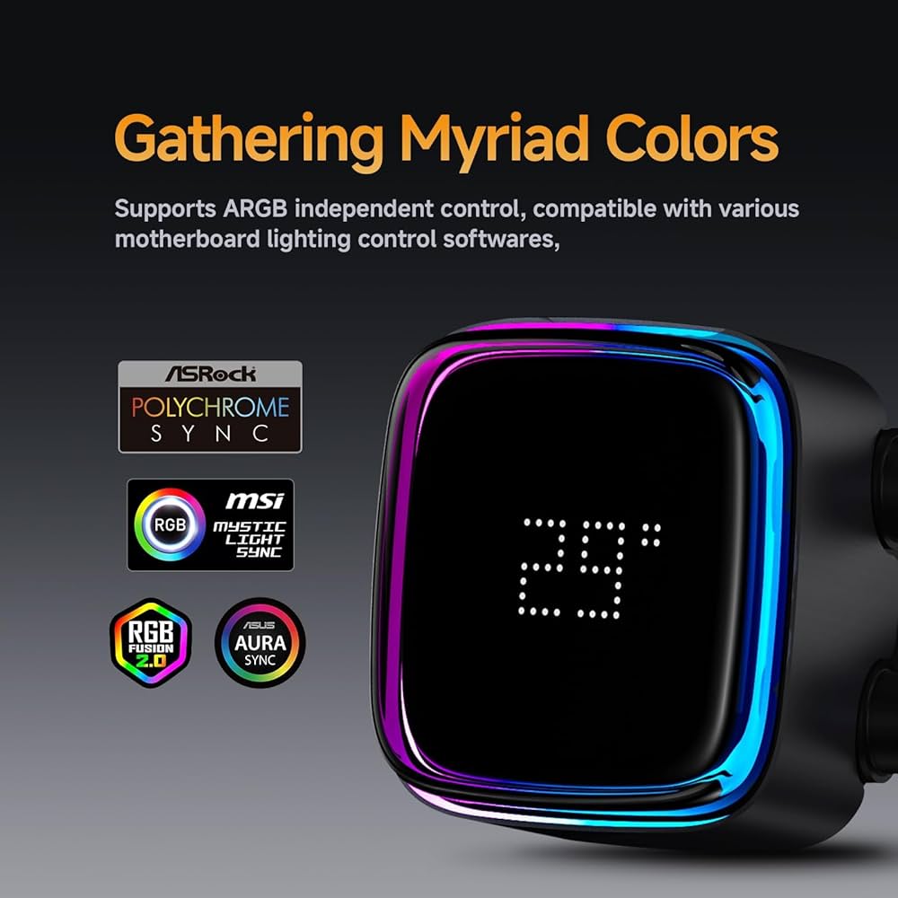 Amazon.co.jp: Ocypus Iota L36 デジタル 360mm AIO CPU リキッド