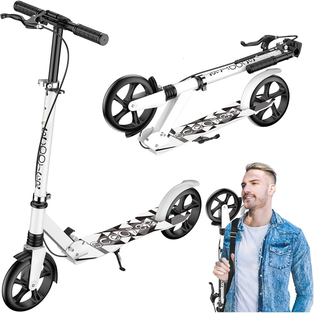 Amazon.co.jp: キックボード キックスクーター 子供 大人用 折りたたみ