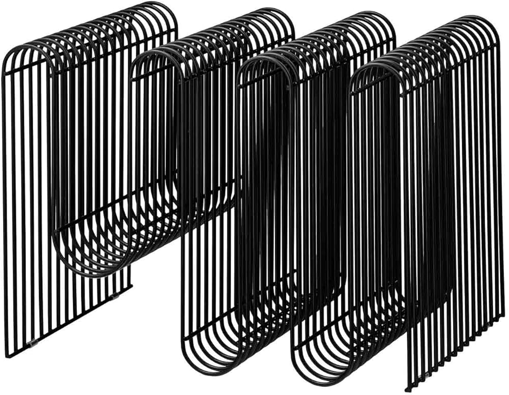 Amazon.co.jp: AYTM マガジンラック CURVA ブラック 正規品 北欧雑貨