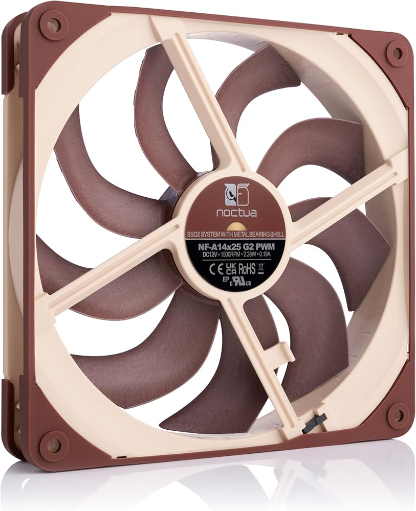 Amazon.com: Noctua NF-A14x25 G2 PWM, Premium-Quality Quiet 140mm