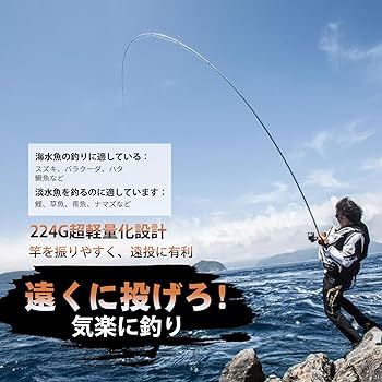 Amazon.co.jp: Goture(ゴチュール) Xceed スピニングロッド コンパクト