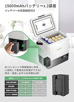 Amazon.co.jp: F40C4TMP 車載冷蔵庫 15L ポータブル冷蔵庫 【 二つの