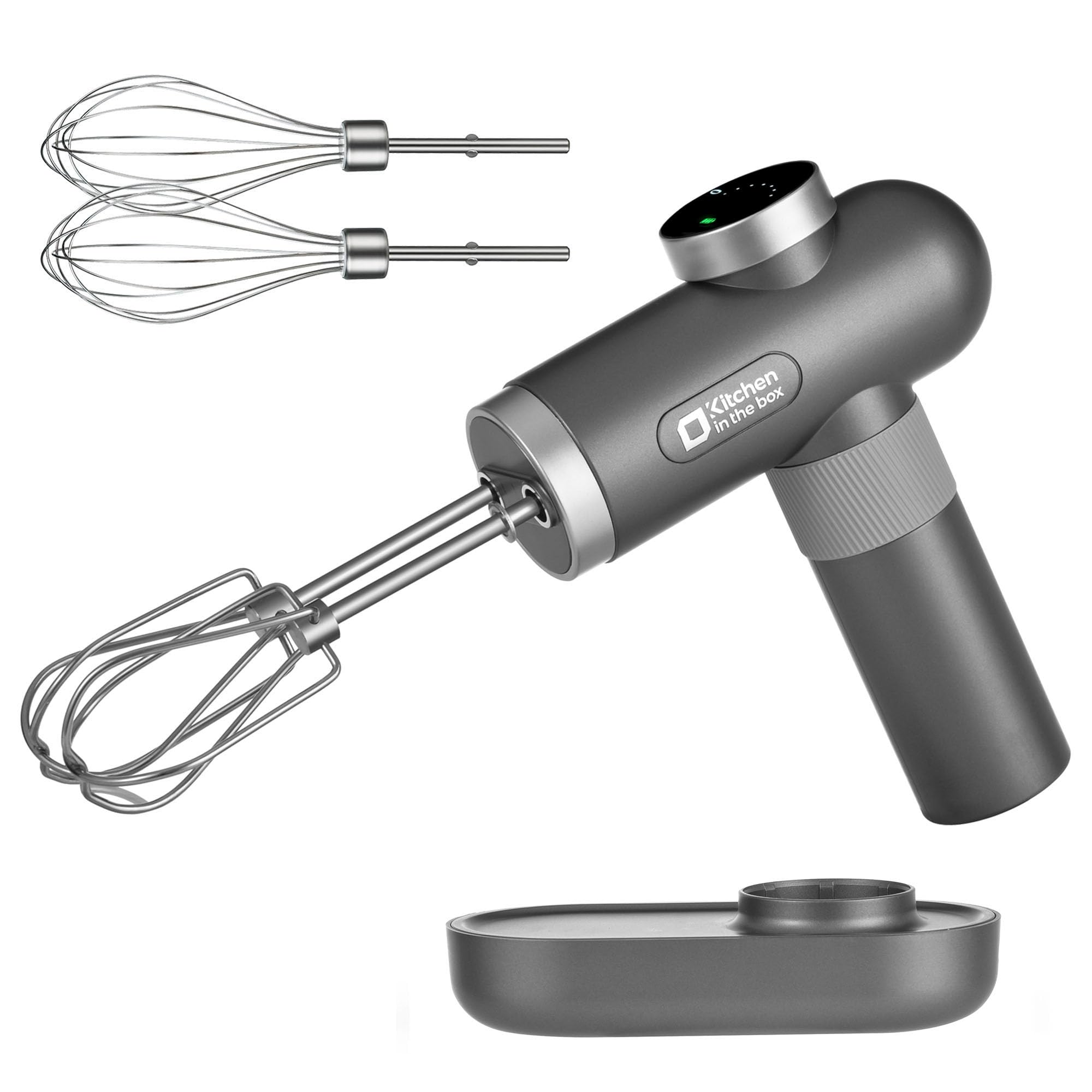 Amazon | Kitchen in the box ハンドミキサー コードレス 泡立て器