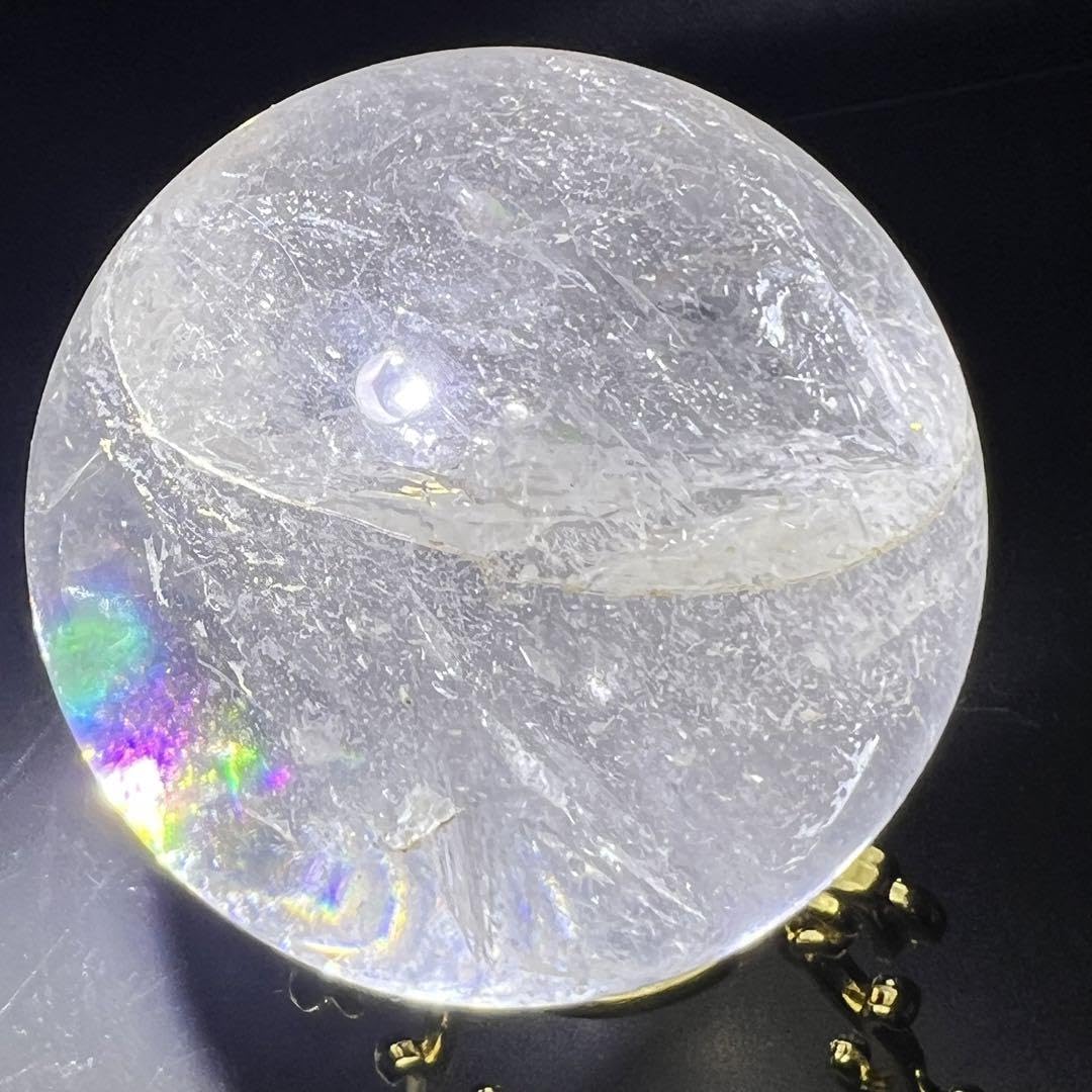 Amazon.co.jp: ??超極上キラキラ丸玉 度 激ヤバレインボー?虹 ヒマラヤ