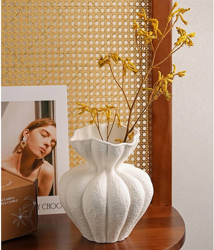 Amazon.co.jp: DAGIN モダン花瓶 テクスチャード花瓶 ボヘミアン