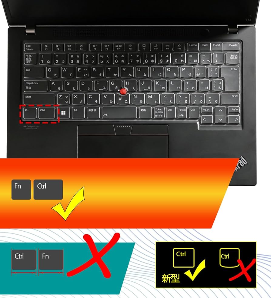 Amazon.co.jp: Thinkpad 用 キーボードカバー 日本語JIS配列 ThinkPad