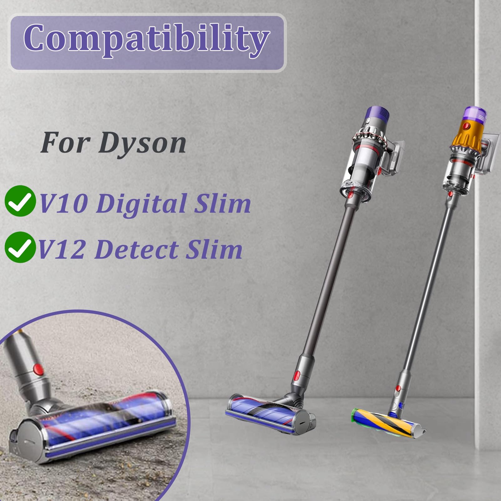 Amazon.co.jp: For Dyson V 12用ダイレクトドライブクリーナーヘッド