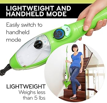 Amazon.com - H2O X5 Steam Mop 5-in-1 DualBlast and Handheld