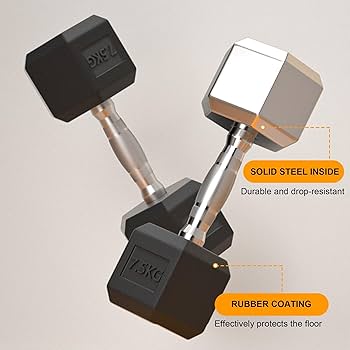 Amazon.co.jp: ダンベル ヘックスダンベル 2.5 kg - 30 kg 六角