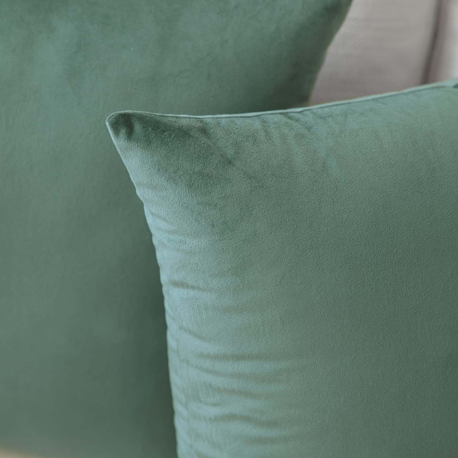 Amazon.co.jp: Colormz クッションカバー セージグリーン 無地