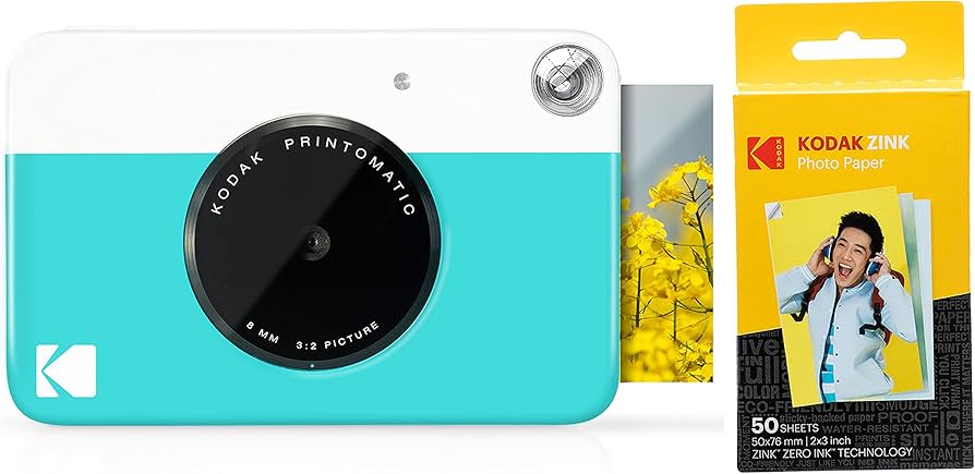 Amazon.com : Kodak PRINTOMATIC Digital Instant Print Camera (Blue