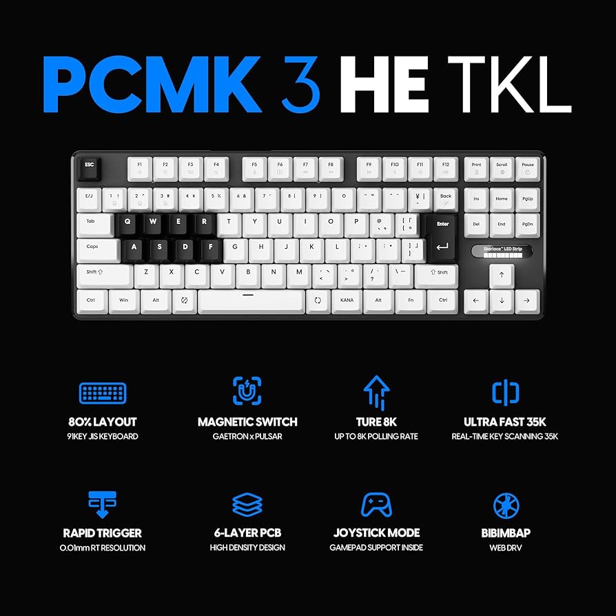 Amazon.co.jp: Pulsar Gaming Gears PCMK 3HE TKL ゲーミング