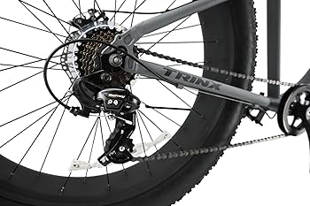 Amazon | ファットバイク 極太タイヤ チョッパーハンドル 26×4.9