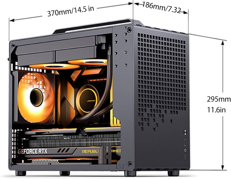 Amazon.co.jp: JONSBO/JONSPLUS Z20 ブラック Micro-ATX ミニタワー PC