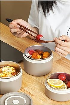 Amazon｜ポータブルお弁当箱 スープジャー 真空断熱スープランチセット