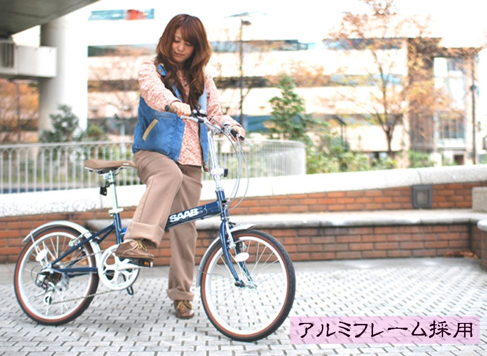Amazon | SAAB(サーブ) アルミ製20インチシマノ6段変速折りたたみ