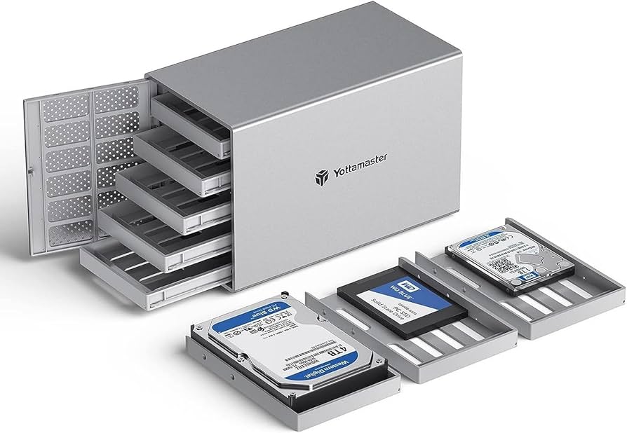 Amazon.co.jp: Yottamaster 5ベイRAID外付けハードドライブ