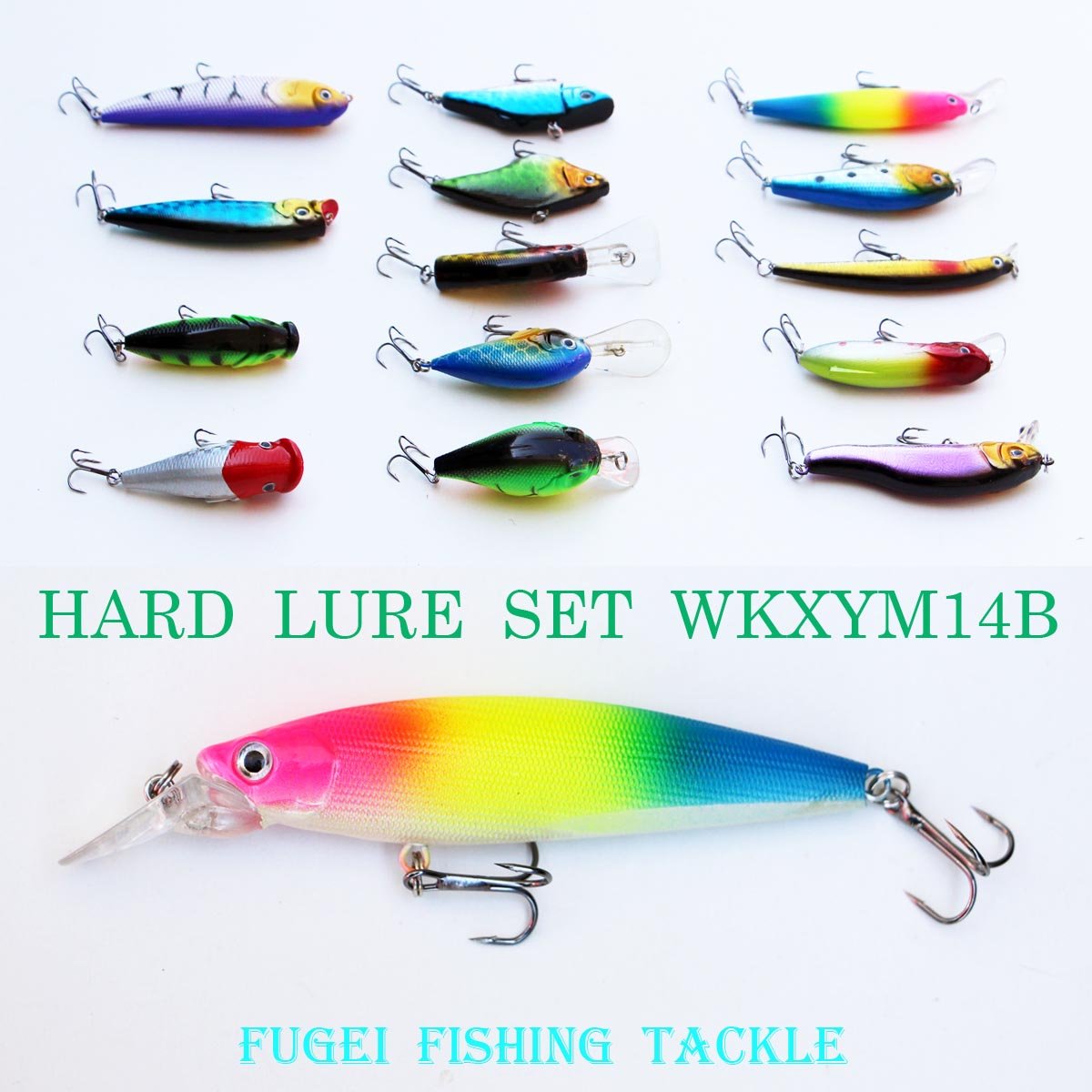 Amazon | ルアー 14個 セット バス釣り ハードルアー A12XYWKM14B