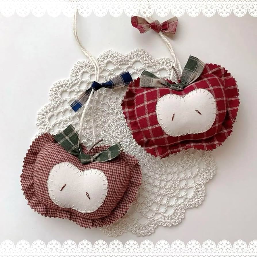 Amazon.co.jp: アメリカン カントリー雑貨 リンゴのオーナメント