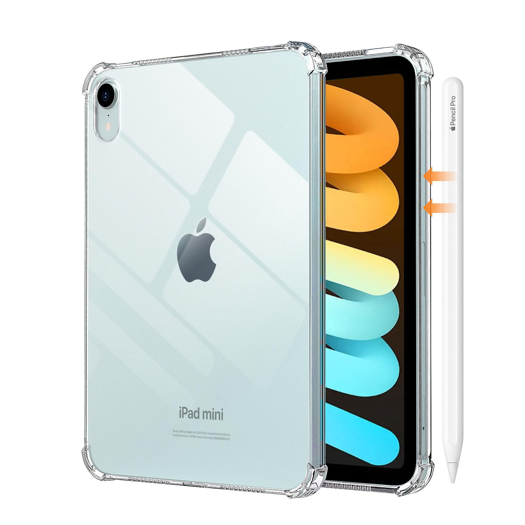 Amazon.com: MoKo Case for iPad mini 7 (A17 Pro), iPad mini 7th/6th