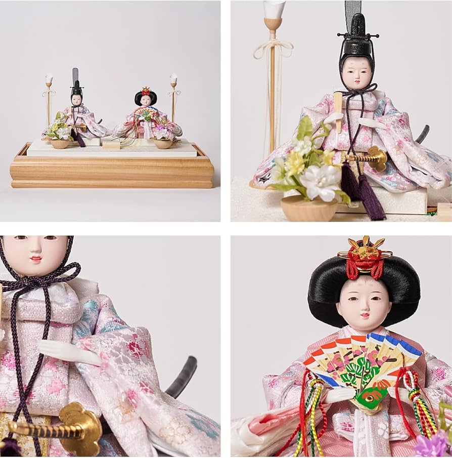 Amazon.co.jp: 雛人形 コンパクト おしゃれ ケース入り 収納飾り