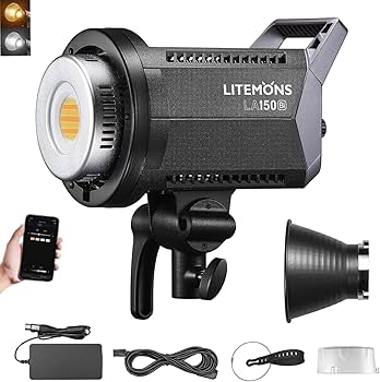 Amazon.com : Godox LA150Bi Bicolor LED Video Light, 190W 66000LUX