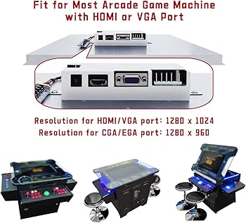 Amazon.com: UNICO 26 inch Arcade Replacement Monitor, 4:3 Ratio