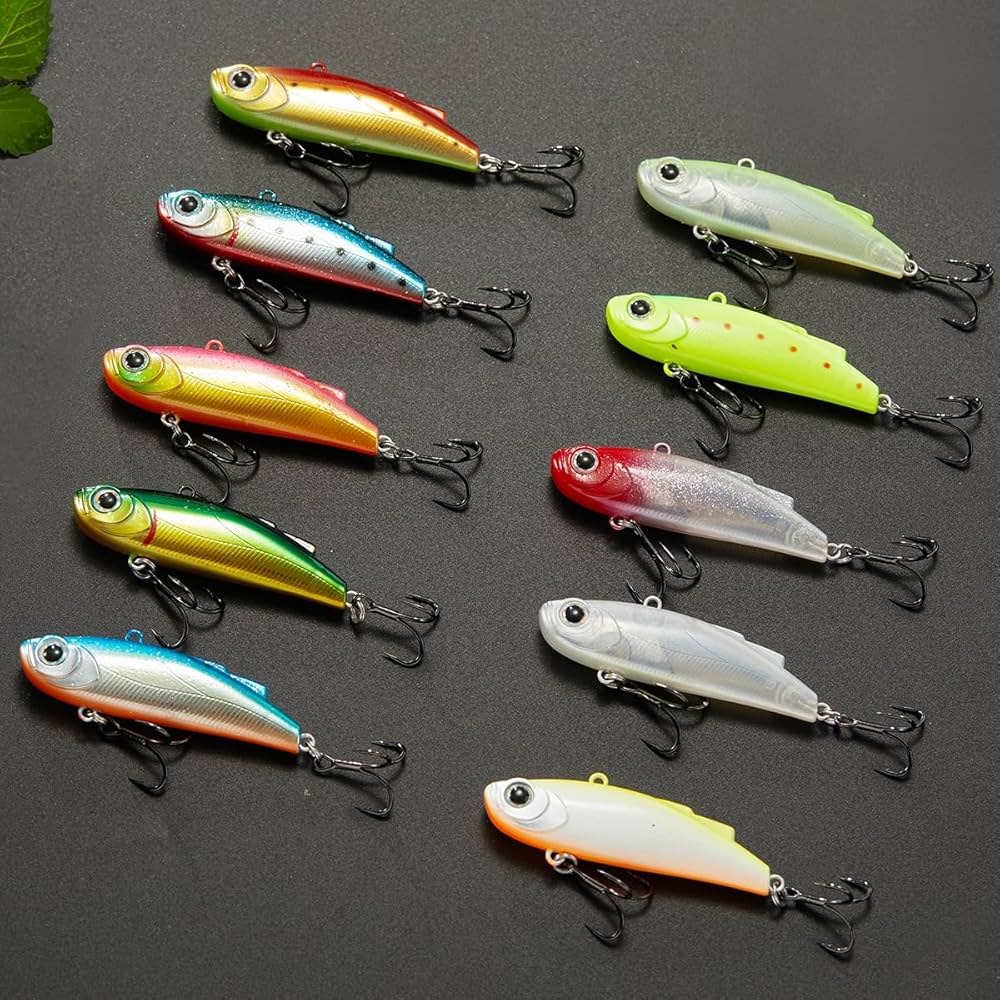 Amazon.co.jp: [青嵐ルアー]ルアー シーバス バイブレーション 57mm