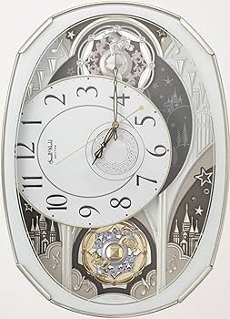 Amazon.co.jp: リズム(RHYTHM) 掛け時計 電波 アナログ からくり