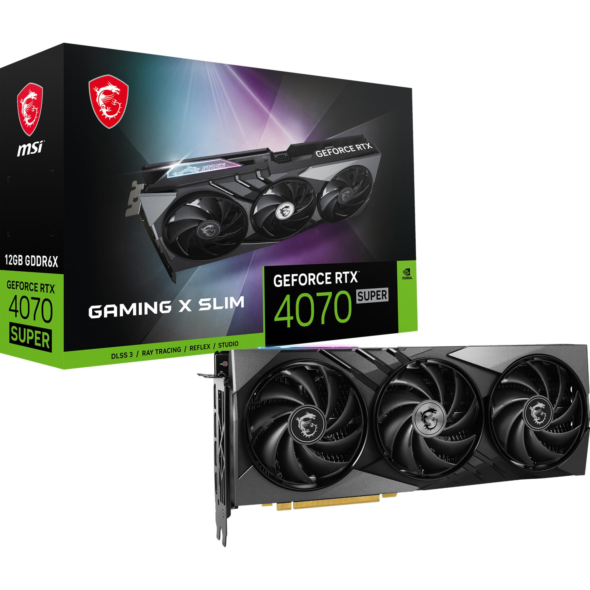 Amazon | MSI GeForce RTX 4070 SUPER 12G GAMING X SLIM | MSI