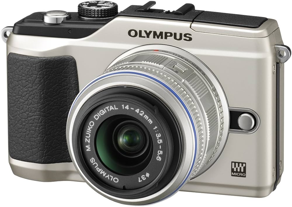 Amazon | OLYMPUS ミラーレス一眼 E-PL2 レンズキット ゴールド E-PL2