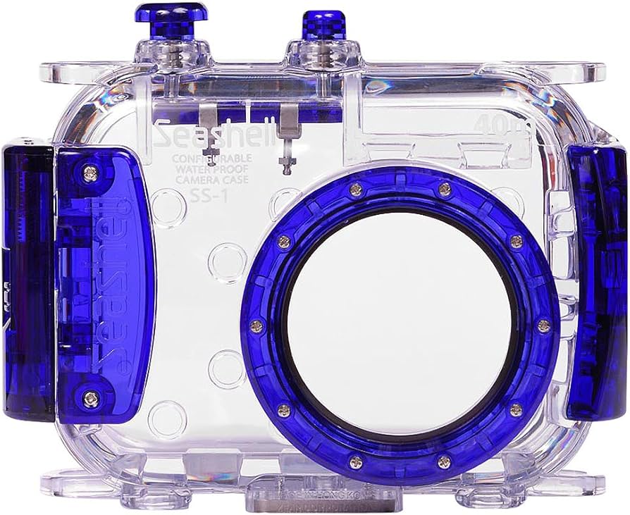 Amazon.co.jp: ETSUMI コンパクトカメラ用水中ハウジング Seashell-SS1