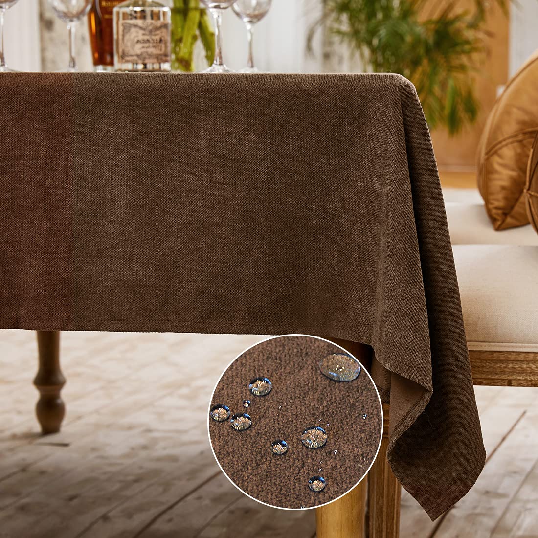 Amazon｜WAITER TREE テーブルクロス テーブルカバー 無地 防水マット