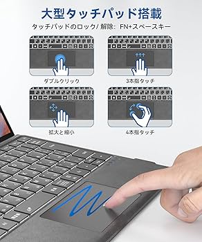 Amazon.co.jp: Omikamo Surface Pro キーボード ワイヤレス Surface