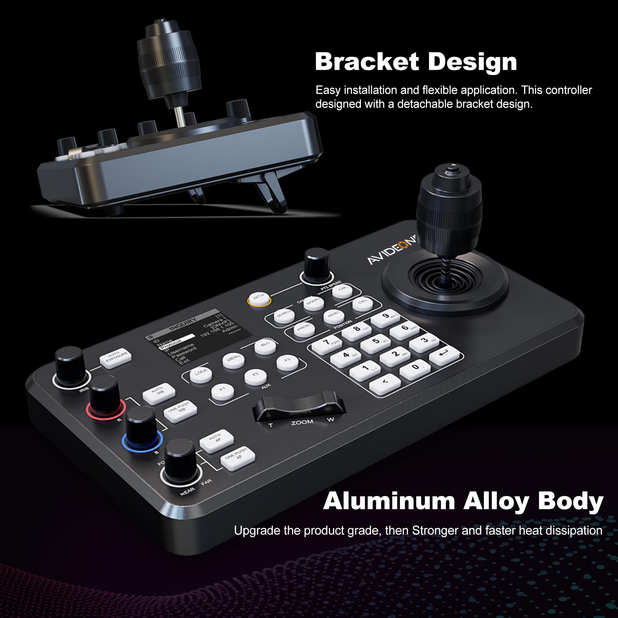 Amazon.com : AVIDEONE PTZ Camera Controller with 4D Joystick