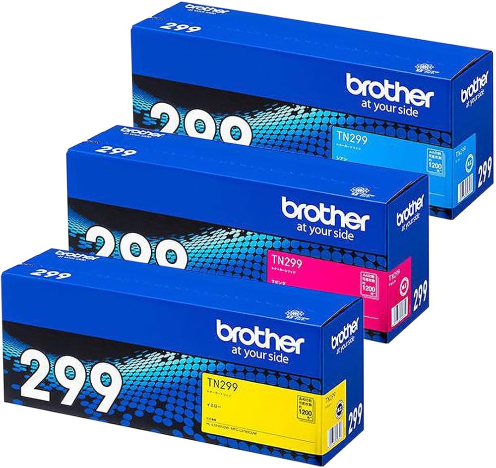 Amazon | ノーブランド品 TN299 3色セット (シアン マゼンタ イエロー