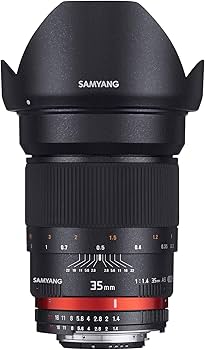 Amazon | SAMYANG 単焦点レンズ 35mm F1.4 ソニー αA用 フルサイズ対応