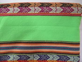 Amazon.co.jp: 【アワヨ・アワイヨ布のアンデス織物】【レモン ライム