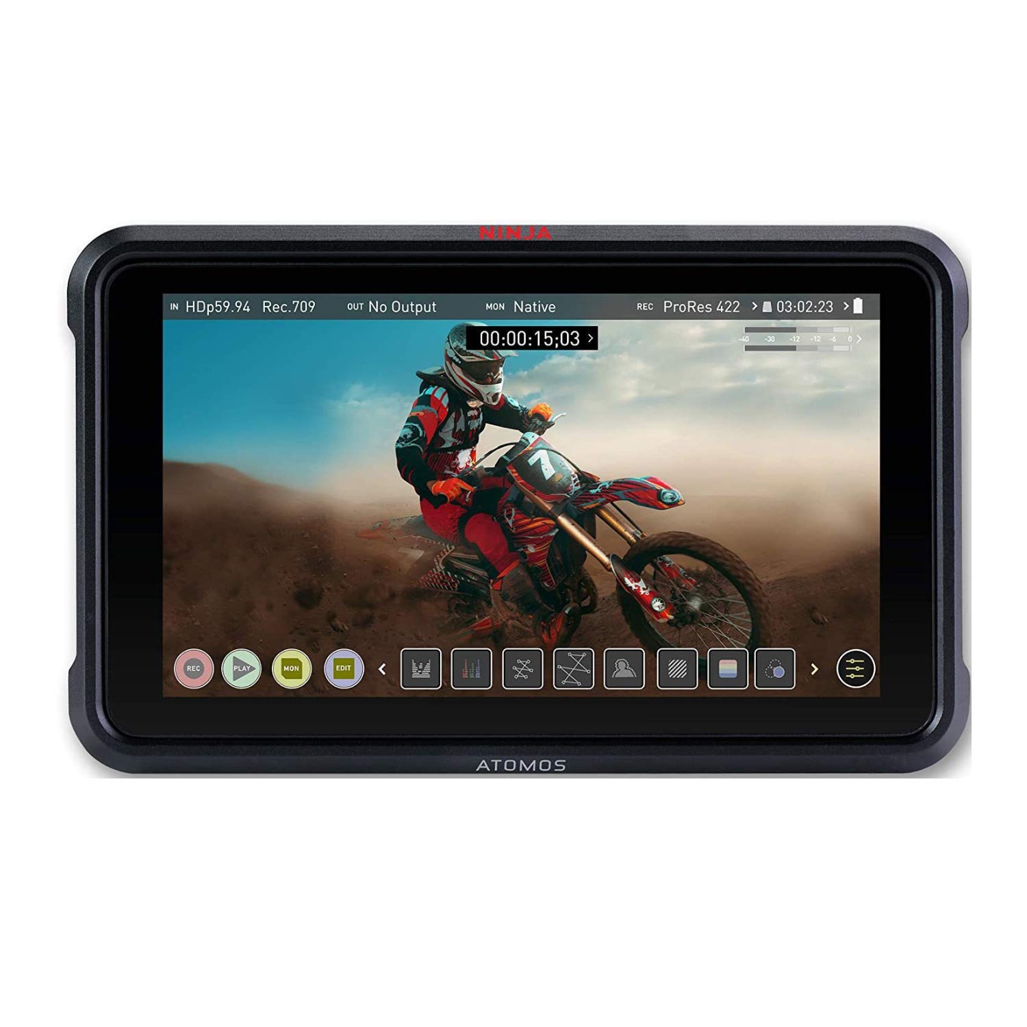 Amazon | Atomos Ninja V Ninja V 4Kp60 10bit HDR 昼光表示 1000nit