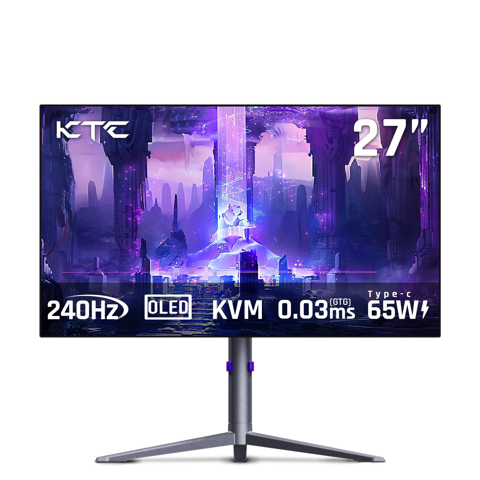 Amazon.co.jp: KTC 27 OLED Monitor - 1440p 240hz Monitor 0.03ms GTG