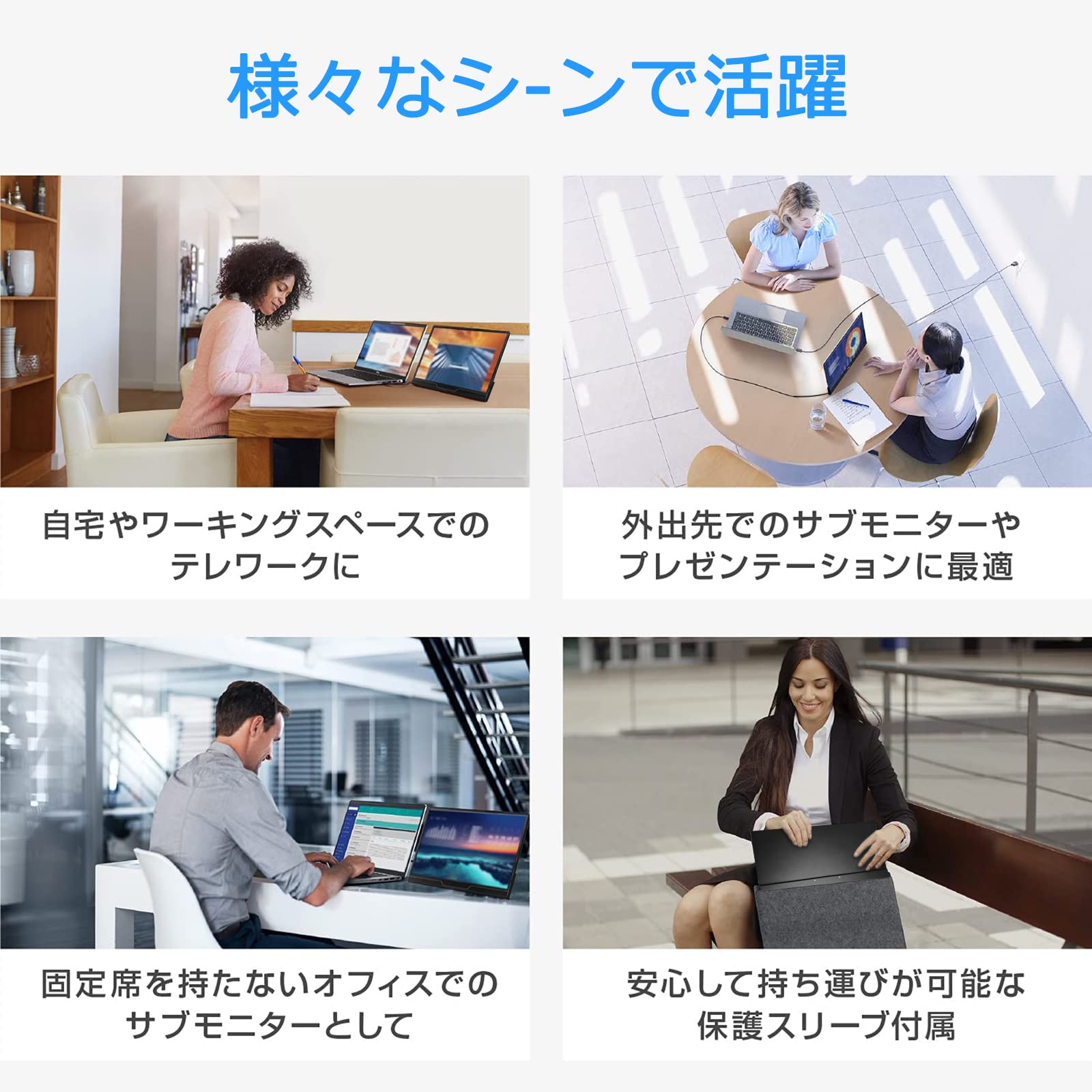 Amazon.co.jp: Acouto モバイルモニター 13.3インチ 有機el