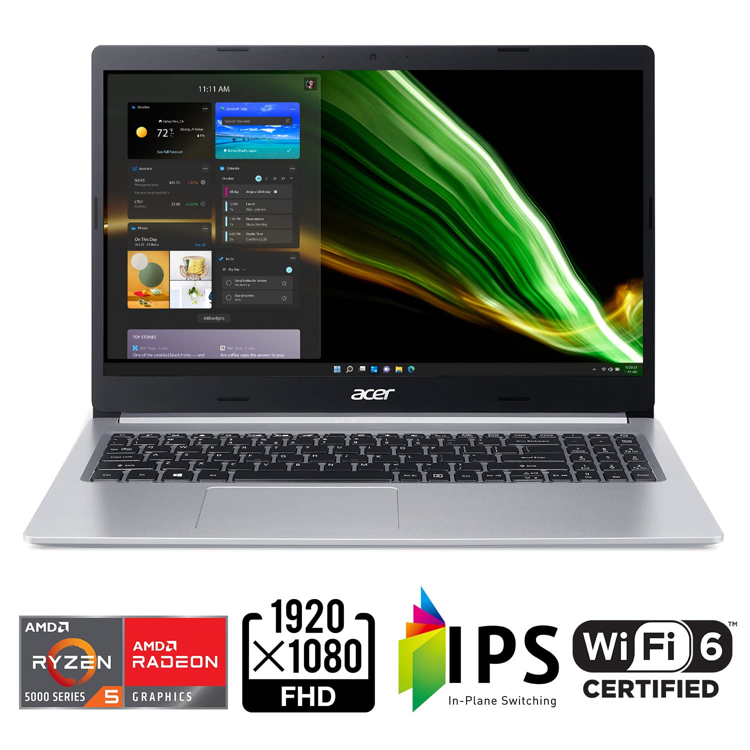 Amazon.com: acer Aspire 5 A515-45-R74Z Slim Laptop | 15.6