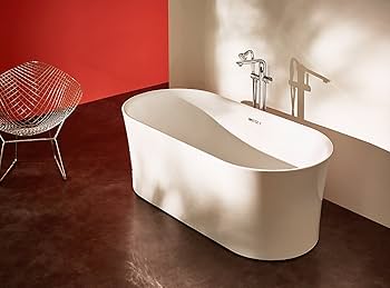 Amazon.com: ANZZI Whirlpool Air Jetted Freestanding Bathtub