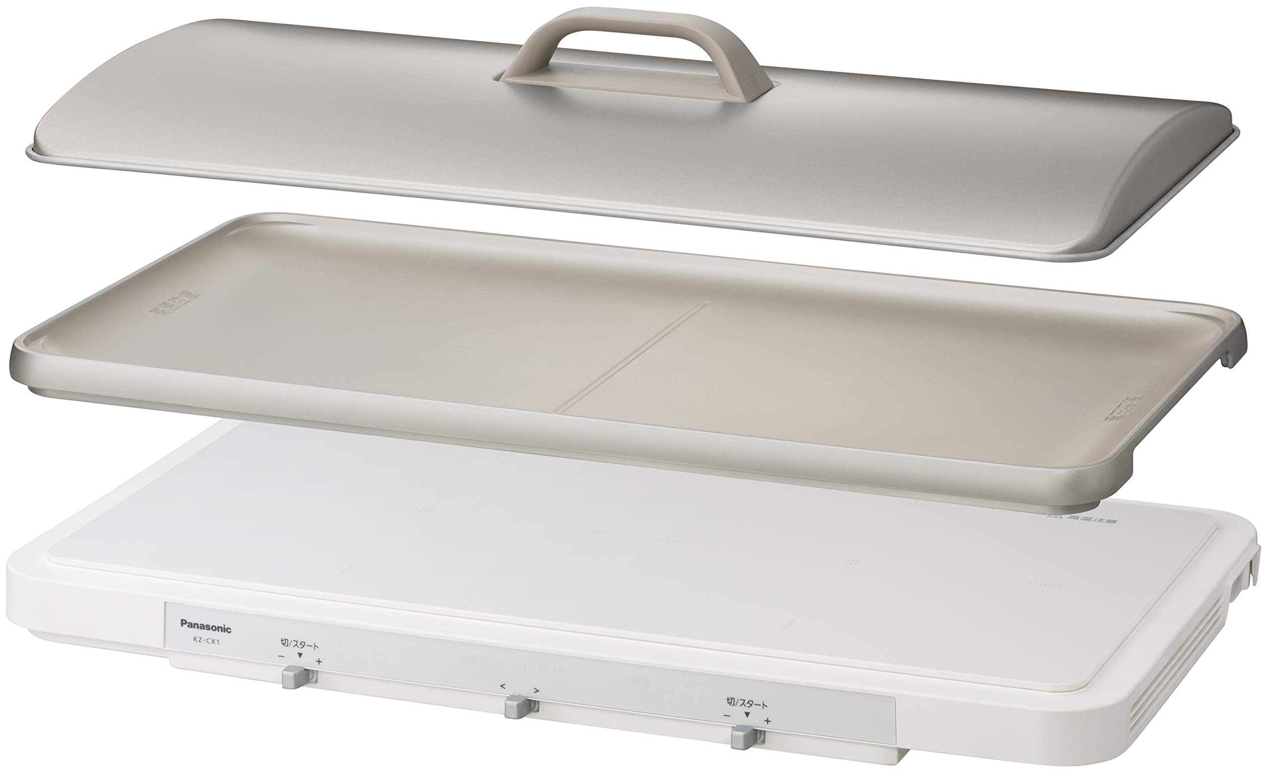 Amazon | パナソニック IHデイリーホットプレート ホワイト KZ-CX1-W