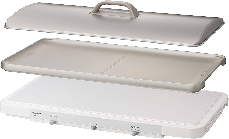 Amazon | パナソニック IHデイリーホットプレート ホワイト KZ-CX1-W