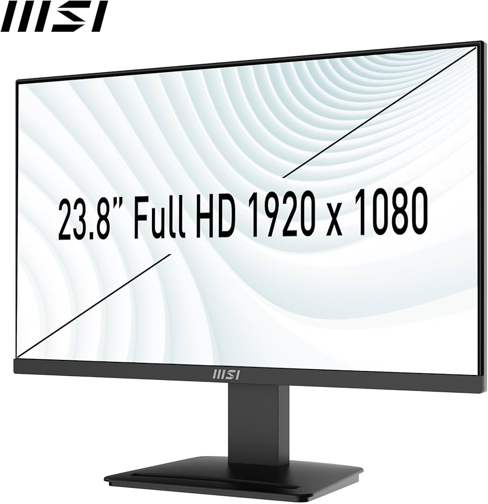 MSI PRO MP2412, 23.8-inch, Wide View Panel, FHD 1920x1080, 100Hz